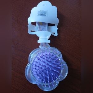 Prince Kids Glitter Flower Hair Comb - Pink and Silver